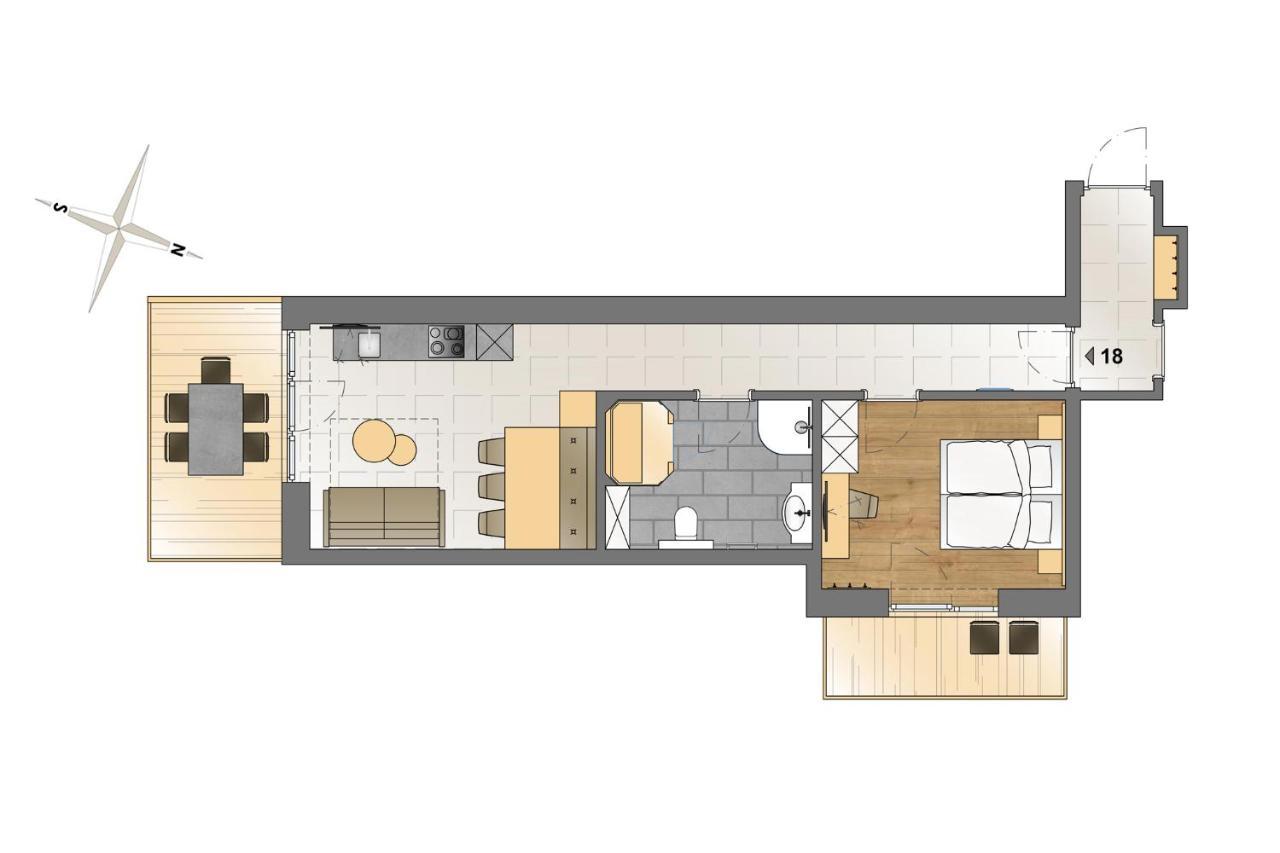 Apart-Hotel Alpinsonnenresidenz Fiss Exteriör bild